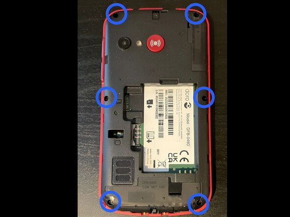 Doro 1881 Teardown, Unscrew the cover: crwdns2935265:03crwdnd2935265:01crwdnd2935265:01crwdne2935265:0