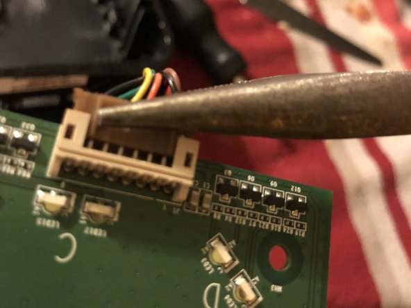 exede internet router Teardown, Unplug internal cord from socket: step 2, image 3 of 3