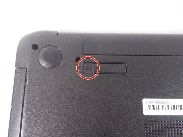 HP 15-f033wm Battery Replacement: step 4, image 2 of 2