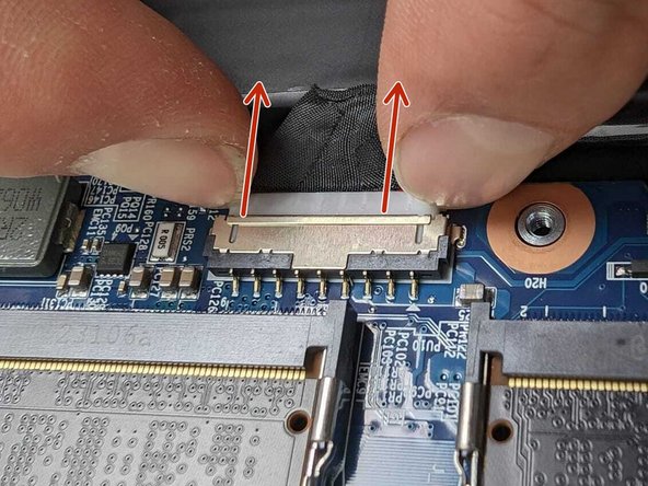 why! NS5xAU RAM Replacement, Battery cable: step 3, image 1 of 2