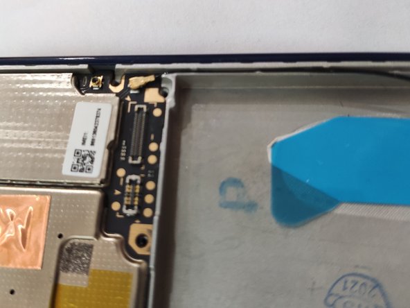 Xiaomi Redmi Note 7 Screen and Metal case Replacement, Secure the top electronics: step 17, image 3 of 3