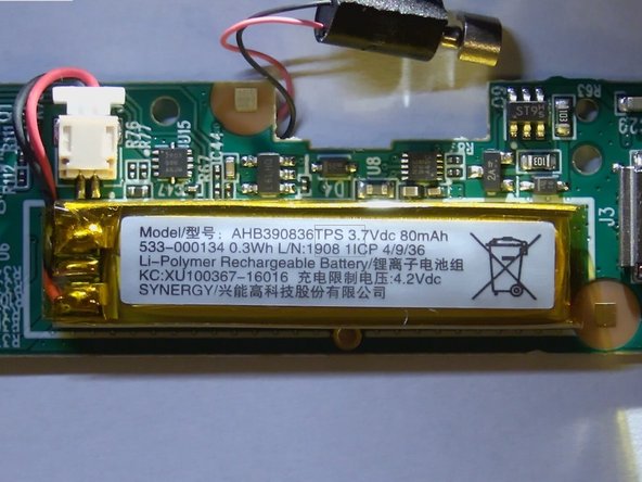 Logitech Spotlight Teardown, Close-Up of the Back of the PCB: crwdns2935265:07crwdnd2935265:03crwdnd2935265:03crwdne2935265:0