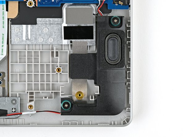 HP 15-fc0000 Series Speakers Replacement, Remove the left speaker screws: crwdns2935265:019crwdnd2935265:02crwdnd2935265:02crwdne2935265:0
