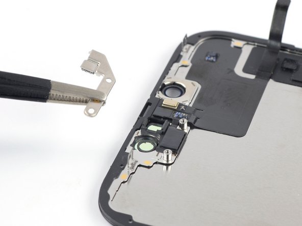 iPhone 16e Display tauschen, Halterung der vorderen Sensoreinheit einbauen: Schritt 34, Bild 1 von 2