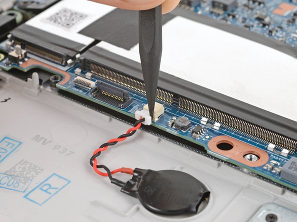 HP EliteBook 840 Aero G8 RTC Battery Replacement, Disconnect the RTC battery: crwdns2935265:010crwdnd2935265:02crwdnd2935265:03crwdne2935265:0