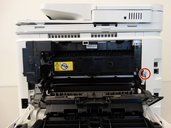 HP Color LaserJet Pro MFP M277dw Display Replacement: step 3, image 2 of 3