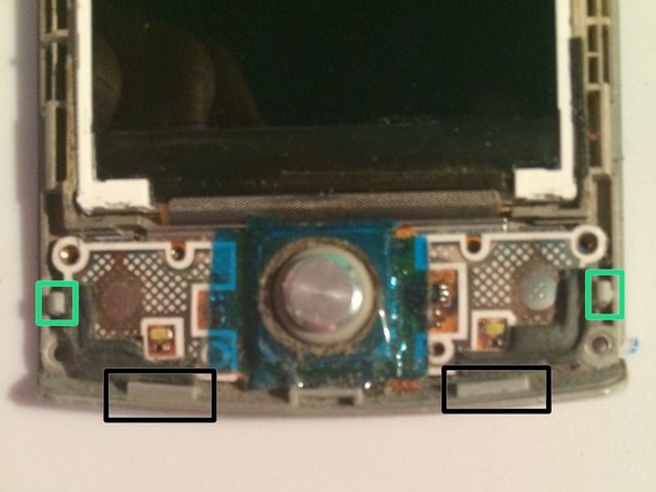 LG Shine Complete Disassembly., Button Stabilizer.: Schritt 14, Bild 2 von 3