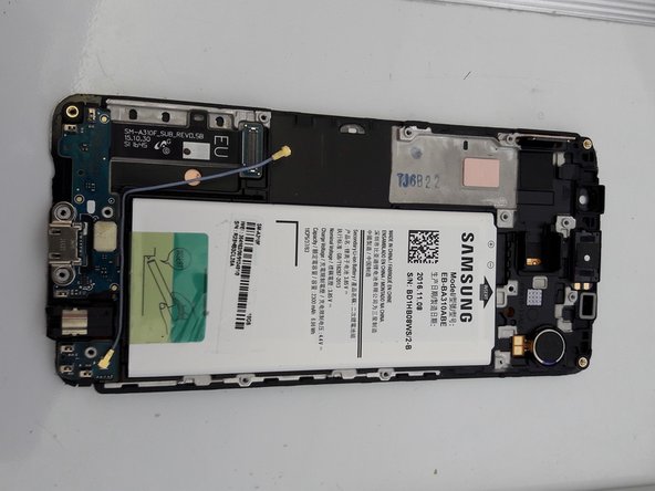 Samsung A3 2016 Model - A310F Display / LCD Replacement: passo 6, immagine 2 di 2
