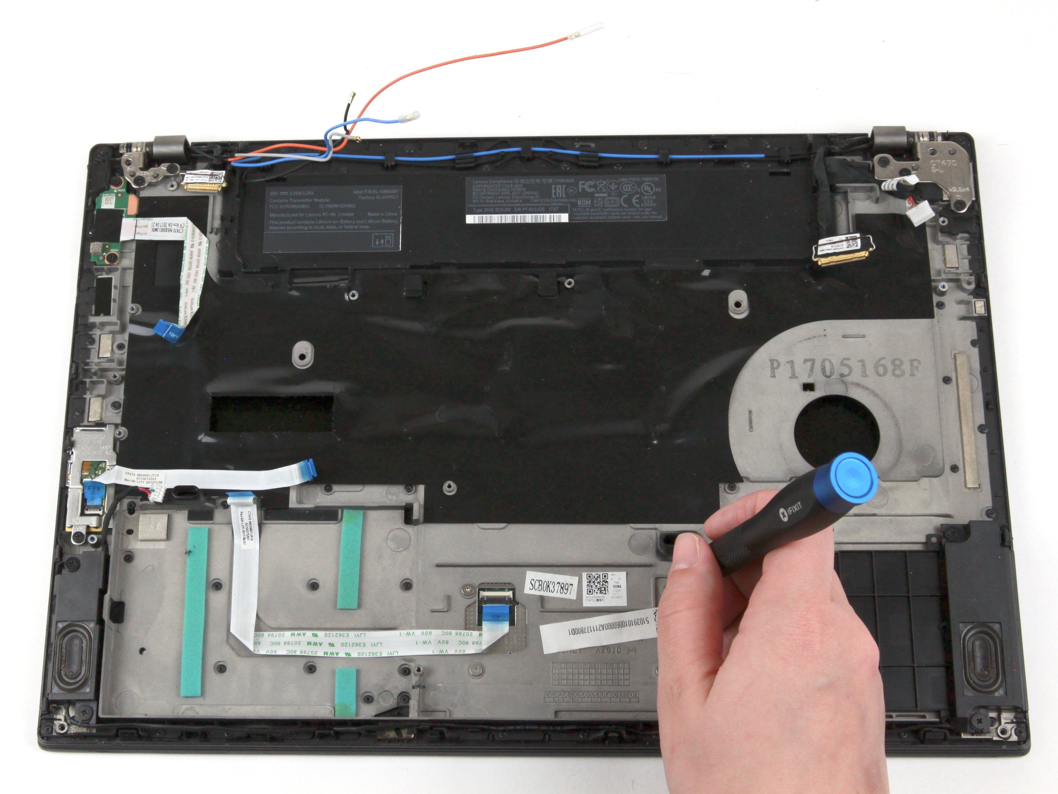 Lenovo ThinkPad T470 TrackPad Replacement iFixit Repair Guide