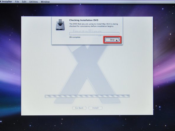 Installing Mac OS X 10.5 Leopard: step 14, image 1 of 1