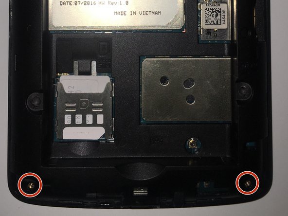 LG Sunrise Midframe Replacement, Lower Back Plastic Piece: crwdns2935265:05crwdnd2935265:03crwdnd2935265:03crwdne2935265:0