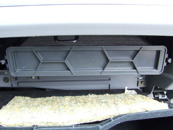 Gently slide out the tray. Use care not to snag on the nylon support cord or surrounding wiring.