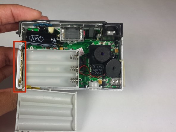 VuPoint DC-ST210-VP Battery Door Cover Replacement, Open the Battery Case: crwdns2935265:05crwdnd2935265:02crwdnd2935265:02crwdne2935265:0