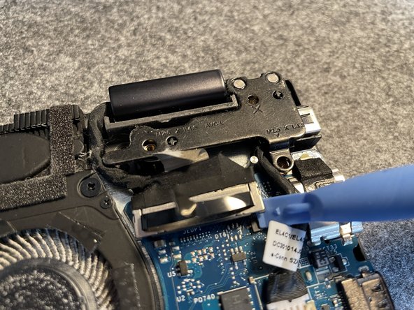 Lenovo Ideapad C340-API or Flex 14-API webcam repair, Right screen hinge and display connector: crwdns2935265:04crwdnd2935265:02crwdnd2935265:03crwdne2935265:0