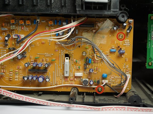Sony CFD-8 Main Circuit Board Replacement: crwdns2935265:010crwdnd2935265:03crwdnd2935265:03crwdne2935265:0