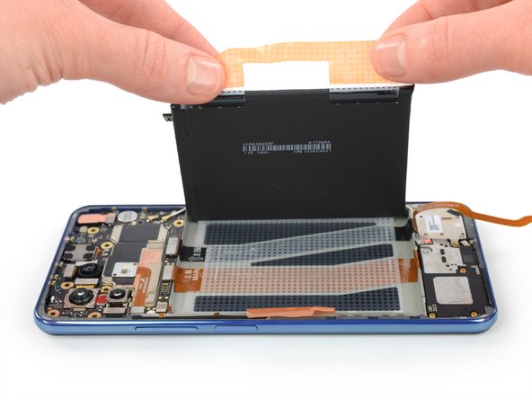 Xiaomi Mi 11 Lite Battery Replacement, Lift up the battery: crwdns2935265:016crwdnd2935265:03crwdnd2935265:03crwdne2935265:0