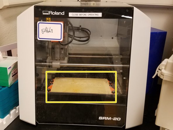 Prototyping a Board, Setting up the Roland SRM-20: étape 6, image 2 de 3