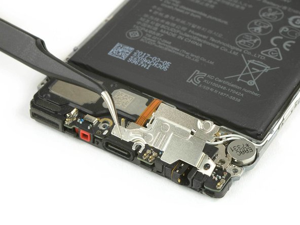 Huawei P10 Plus Vibration Motor Replacement, Charging Board: step 8, image 2 of 2
