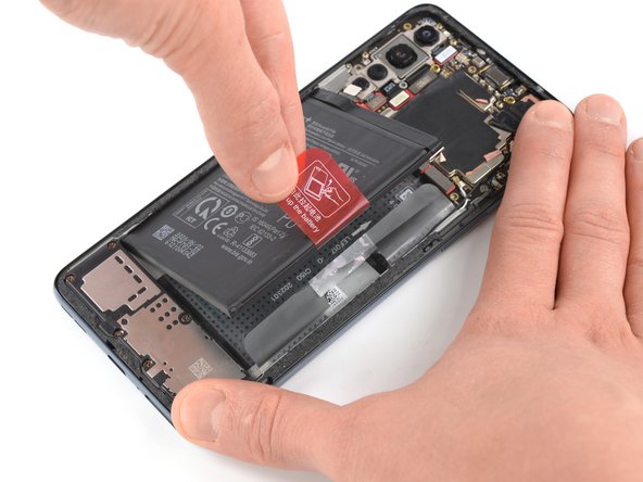OnePlus Nord Battery Replacement, Remove the battery: step 12, image 3 of 3