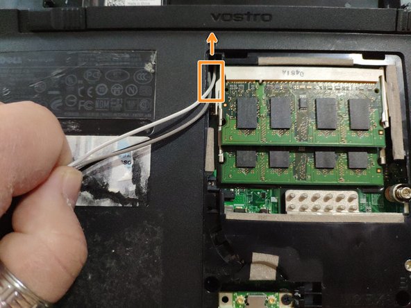 Dell Vostro 1220 Hard Drive Replacement, Unplug the WiFi card: crwdns2935265:06crwdnd2935265:03crwdnd2935265:03crwdne2935265:0