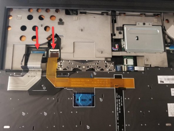 Lenovo ThinkPad P52 Keyboard Replacement, Insert new Keyboard: step 5, image 2 of 3