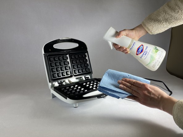 Kitchen Gourmet Waffle Maker Release Latch Spring Replacement: step 3, image 2 of 3