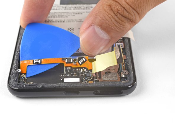 Google Pixel 3 Charging Assembly Replacement, Loosen the charging assembly cable: step 28, image 3 of 3