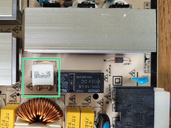 LG OLED TV - Power supply board troubleshooting and repair, ICL check: step 4, image 1 of 1