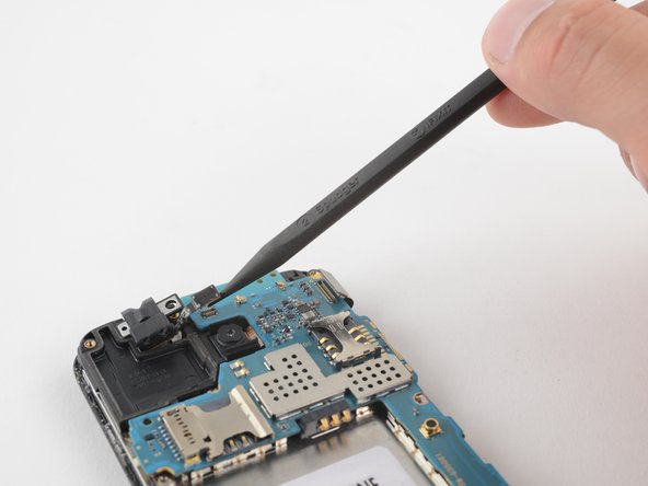 Samsung Galaxy Core Plus Motherboard Replacement, Disconnect the headphone jack: crwdns2935265:011crwdnd2935265:02crwdnd2935265:02crwdne2935265:0