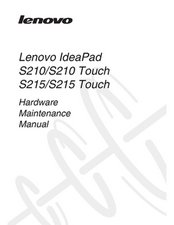 Lenovo IdeaPad S210 S215 Hardware Maintenance Manual