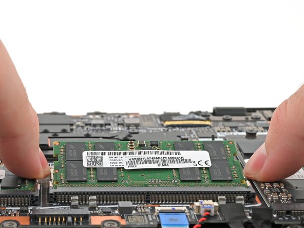 Lenovo ThinkPad T16 Gen 3 RAM Replacement, Remove the RAM: crwdns2935265:08crwdnd2935265:02crwdnd2935265:03crwdne2935265:0