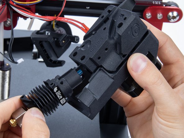 DDX/ Copperhead Hotend Installation, Insert Copperhead™ Into DDX: crwdns2935265:05crwdnd2935265:02crwdnd2935265:03crwdne2935265:0