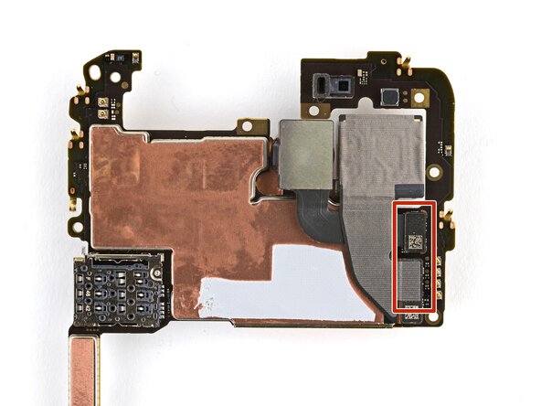 Google Pixel 10a Rear Camera (Wide) Replacement, Lay the logic board: step 22, image 1 of 1