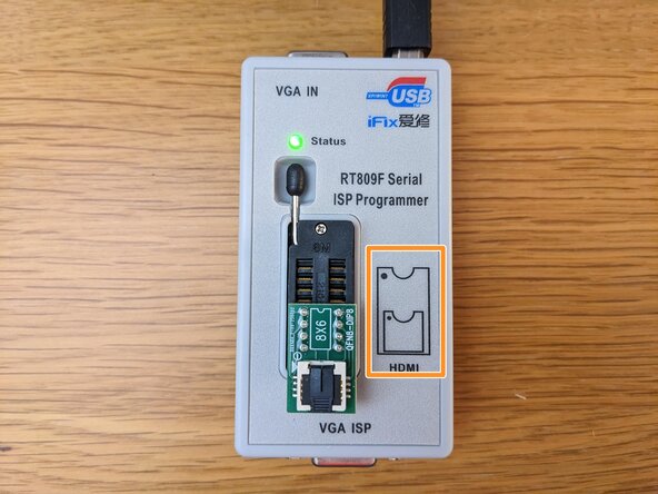Dell latitude 7420 BIOS Admin Password Reset, Secure the BIOS chip onto the programmer: crwdns2935265:05crwdnd2935265:01crwdnd2935265:02crwdne2935265:0