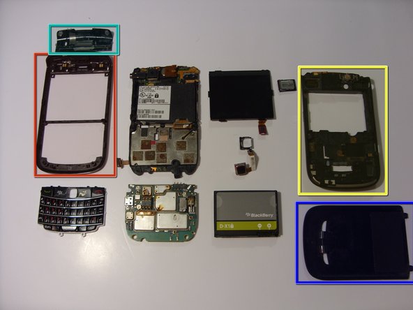Blackberry Bold 9650 Teardown: step 2, image 1 of 1