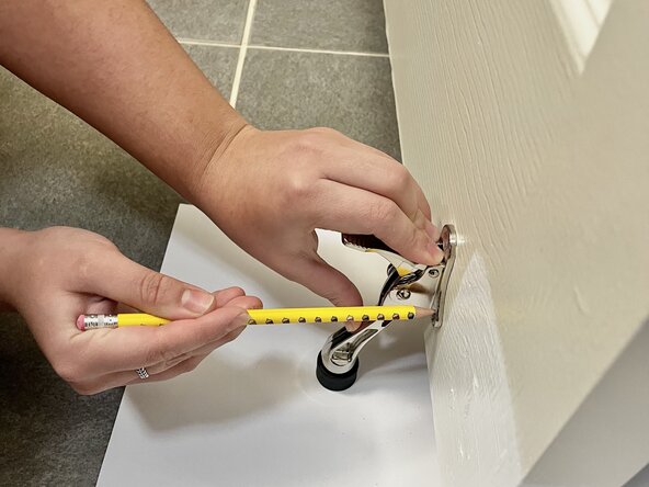 How to Replace a Kick-Down Doorstop: step 4, image 2 of 3