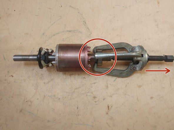 Kinzo 8E116 Motor Bearing Replacement, remove fan sided bearing: crwdns2935265:07crwdnd2935265:02crwdnd2935265:03crwdne2935265:0