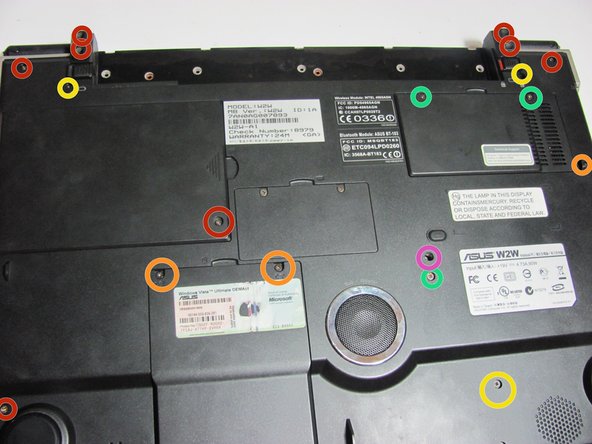 Disassembling Asus W2W-A1 Protective Cover: crwdns2935265:09crwdnd2935265:02crwdnd2935265:03crwdne2935265:0