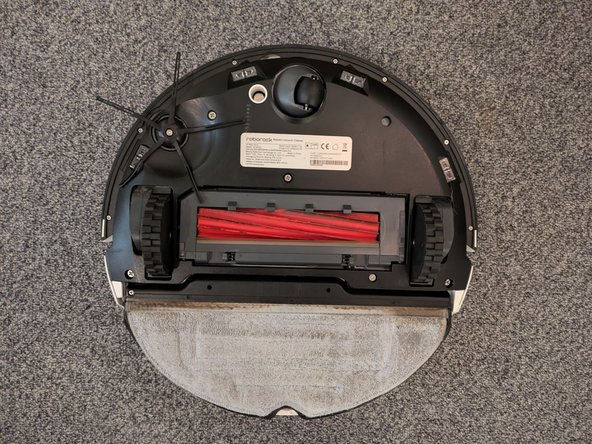 Roborock S7 Max Ultra Main Brush Replacement, Lay the Device on its Back: crwdns2935265:01crwdnd2935265:02crwdnd2935265:02crwdne2935265:0