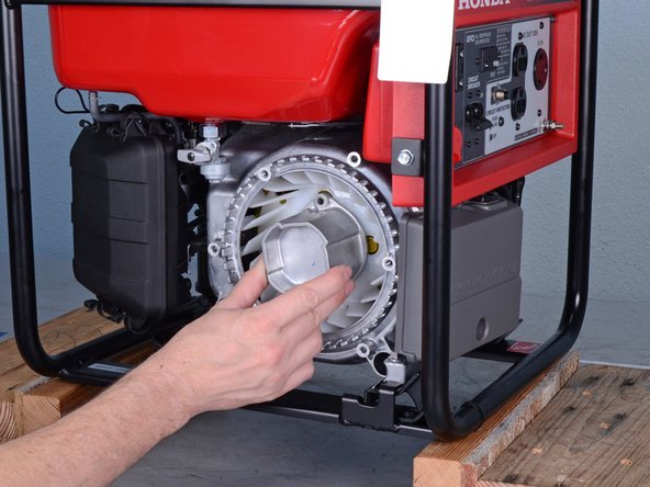 Honda 3000 Watt Generator EB3000CK2A Recoil Starter Assembly Replacement, Remove the recoil starter pulley: crwdns2935265:03crwdnd2935265:02crwdnd2935265:03crwdne2935265:0