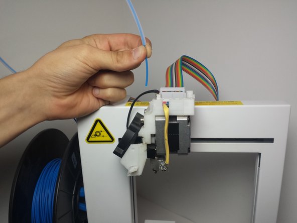 How to clean the UP! Plus 2 gearbox, Removing the Filament: crwdns2935265:03crwdnd2935265:03crwdnd2935265:03crwdne2935265:0