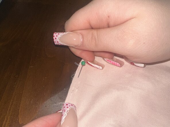 How to Stitch a Ripped Pillowcase Seam: step 4, image 1 of 2
