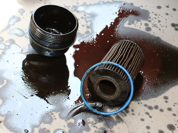 2013 Chevrolet Sonic Oil Filter Replacement: step 4, image 1 of 3