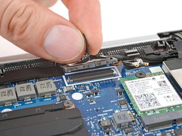 HP EliteBook 845 G9 Display Assembly Replacement, Disconnect the display cable: crwdns2935265:012crwdnd2935265:02crwdnd2935265:02crwdne2935265:0