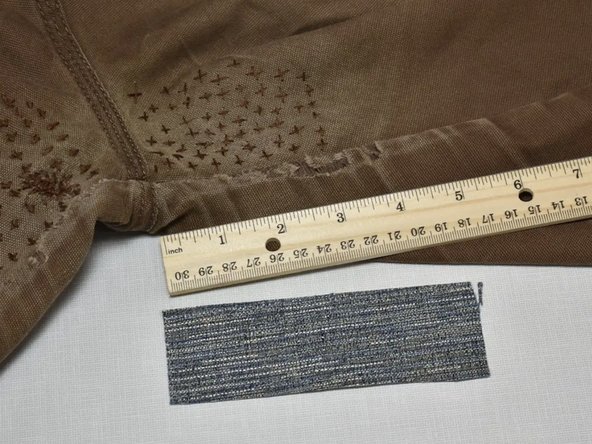 How to Mend and Reinforce Pants Crotch Using Sashiko Stitching: step 3, image 2 of 2