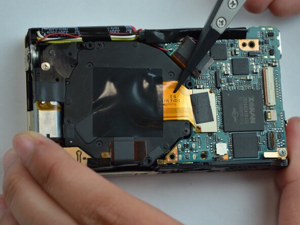 Nikon Coolpix s6000 Camera Lens Replacement: step 12, image 1 of 2