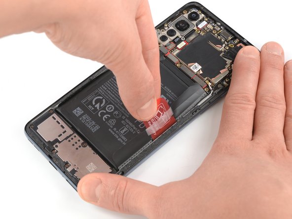 OnePlus Nord Battery Replacement, Remove the battery: step 12, image 2 of 3