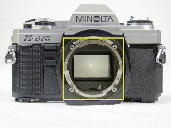 Removing Minolta X-370 Lens Holder, Lens Holder: crwdns2935265:06crwdnd2935265:02crwdnd2935265:03crwdne2935265:0