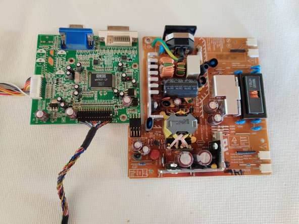 Acer X191 monitor Powerboard and Logicboard shield Replacement: crwdns2935265:019crwdnd2935265:03crwdnd2935265:03crwdne2935265:0