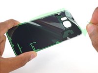 Samsung Galaxy S6 Edge Rear Glass Adhesive Replacement